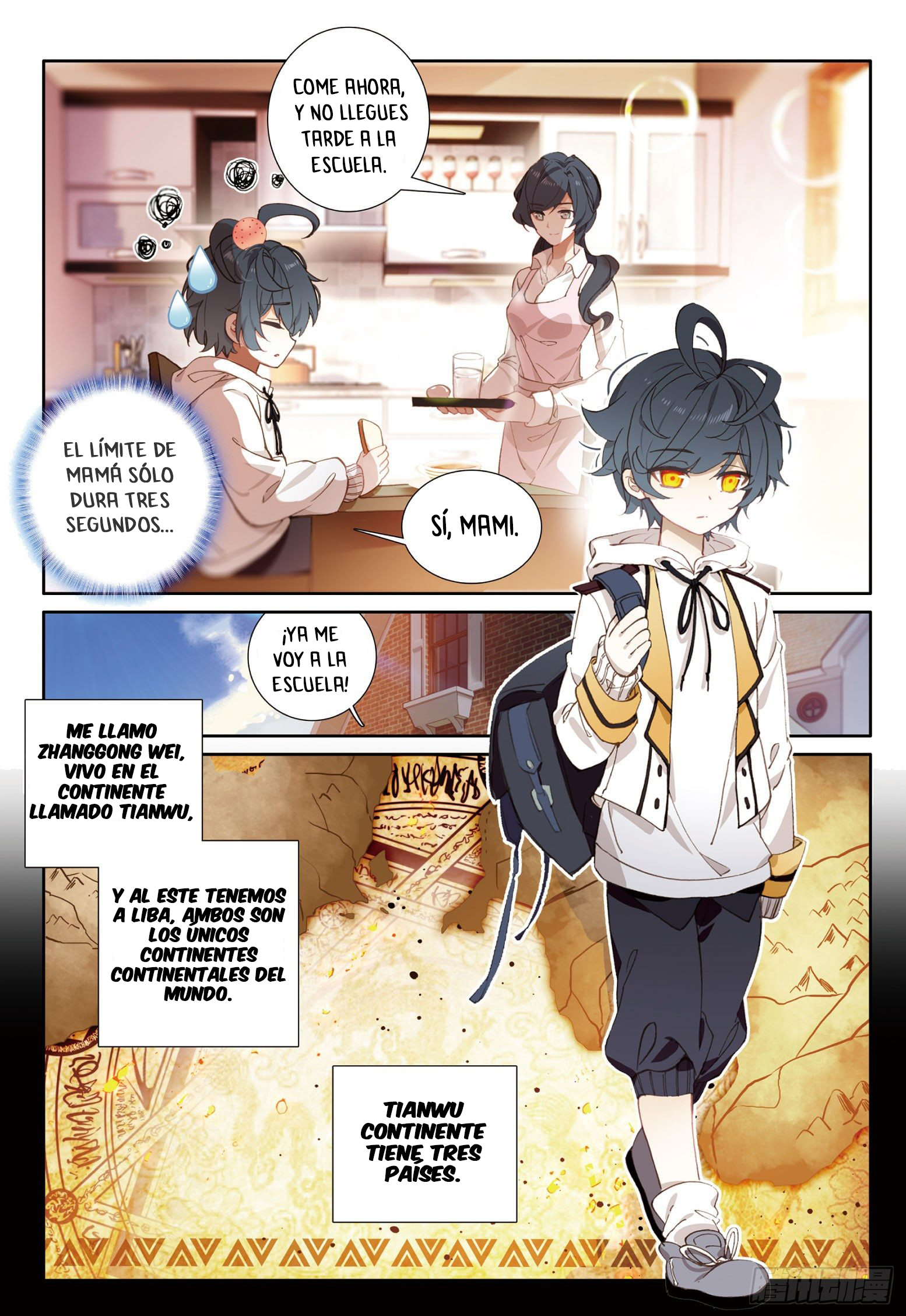 Read El Protector de los Reinos Celestiales ES Manga Online