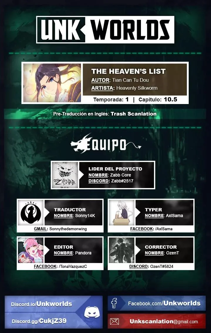 Read El Registro de los Elegidos Celestiales ES Manga Online