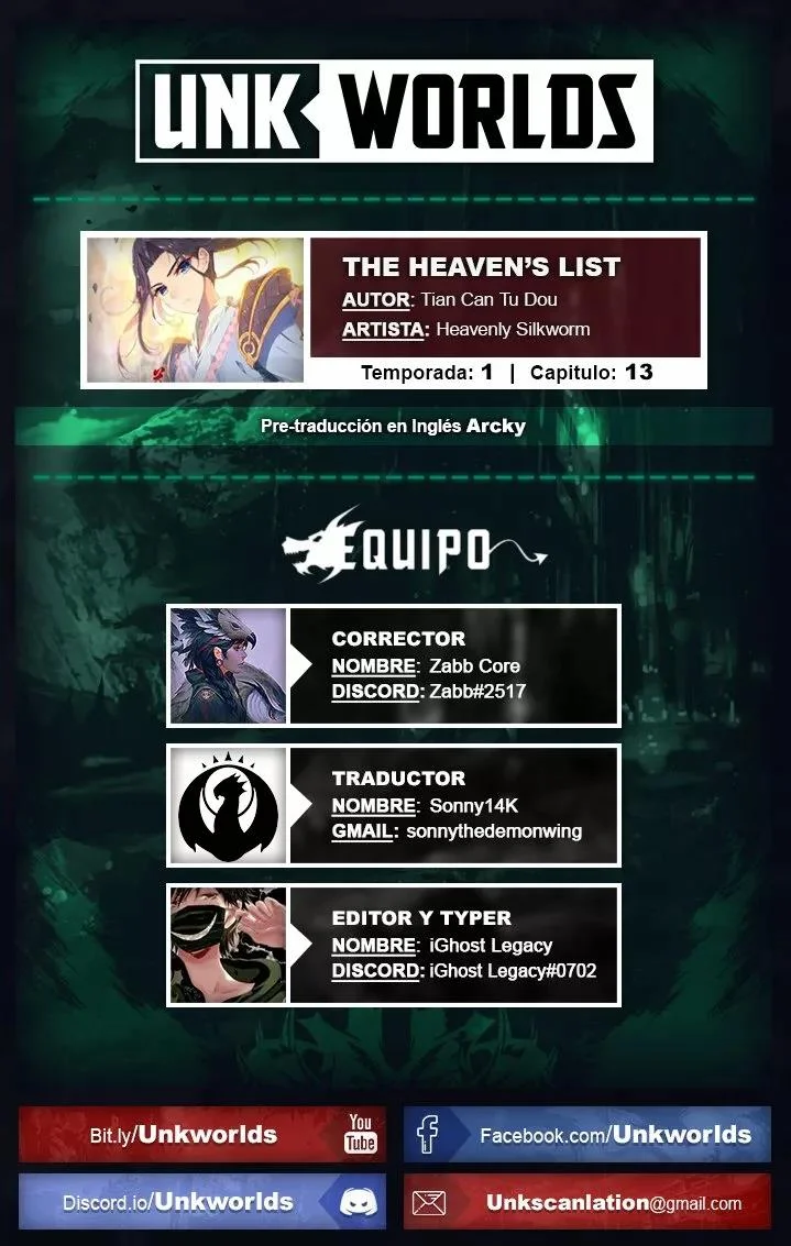 Read El Registro de los Elegidos Celestiales ES Manga Online