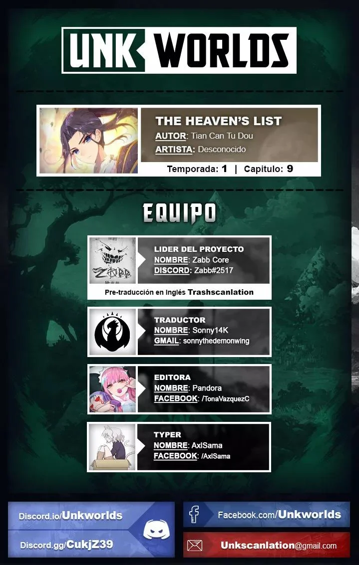 Read El Registro de los Elegidos Celestiales ES Manga Online