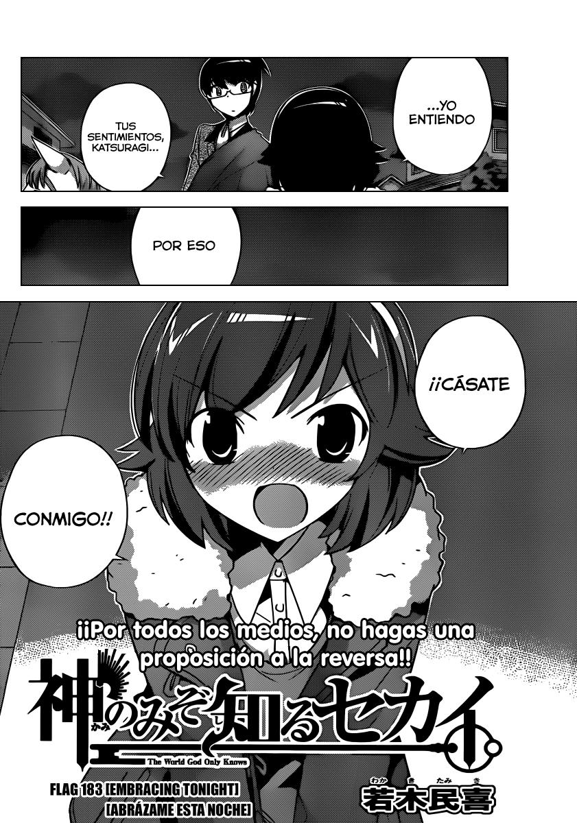 Read Kami nomi zo Shiru Sekai ES Manga Online