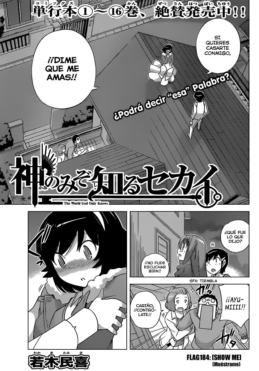 Read Kami nomi zo Shiru Sekai ES Manga Online
