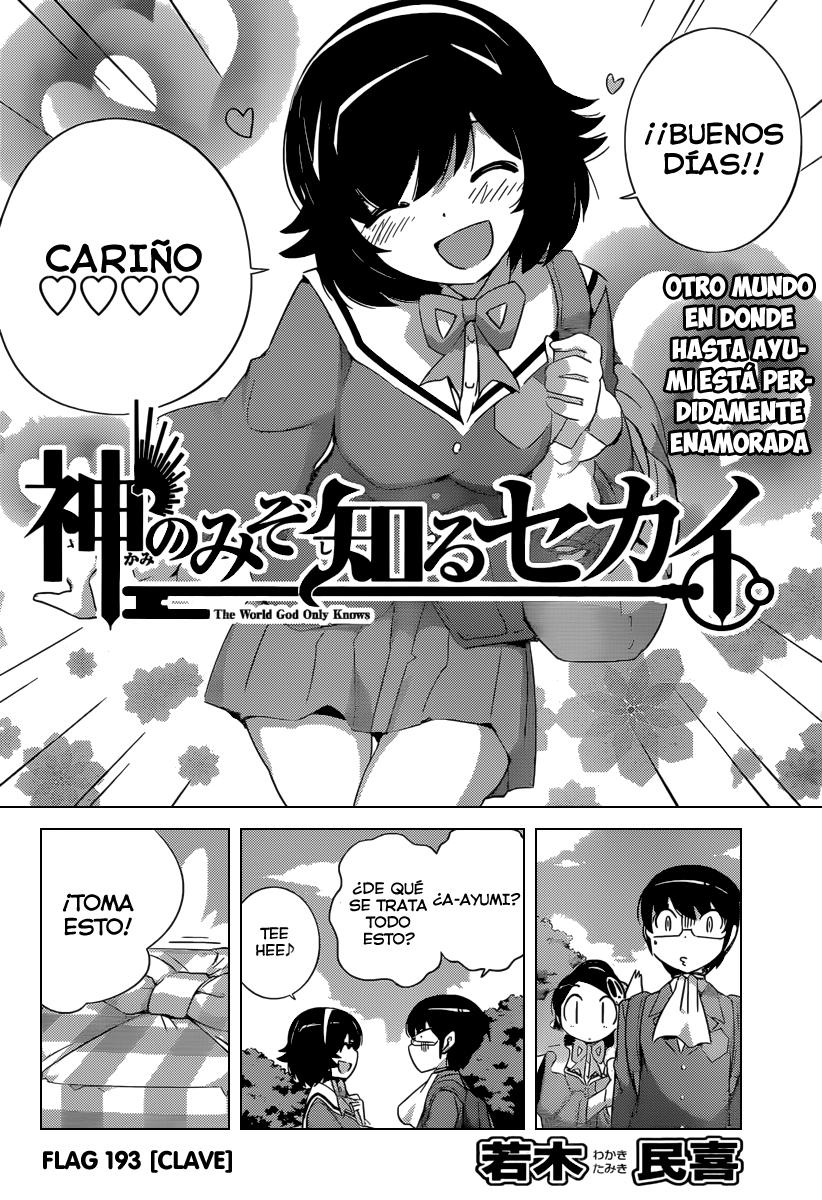 Read Kami nomi zo Shiru Sekai ES Manga Online