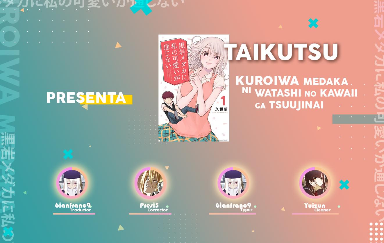 Read Kuroiwa Medaka ni Watashi no Kawaii ga Tsuujinai ES Manga Online