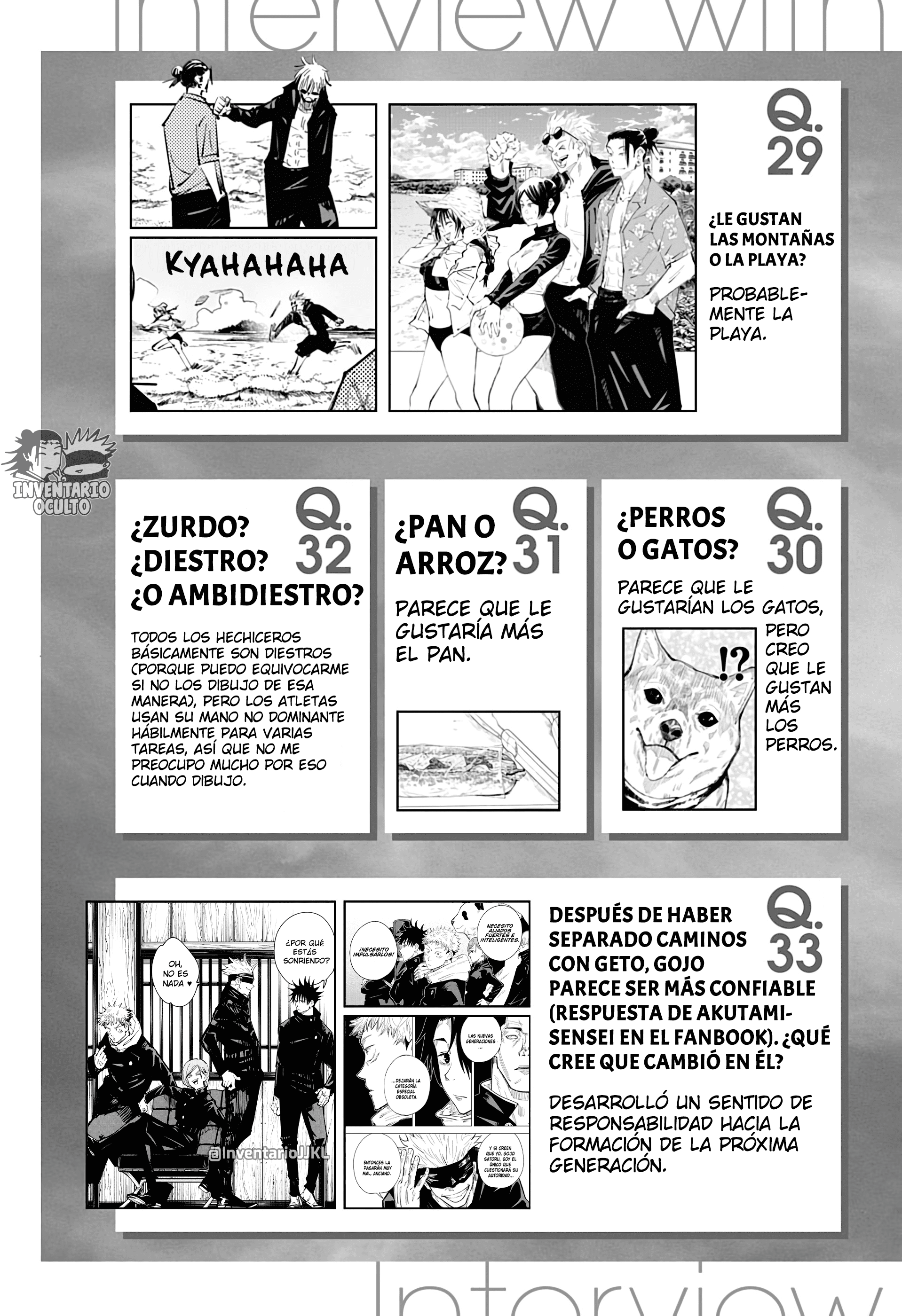 Read SATORU GOJO – Official Booklet ES Manga Online