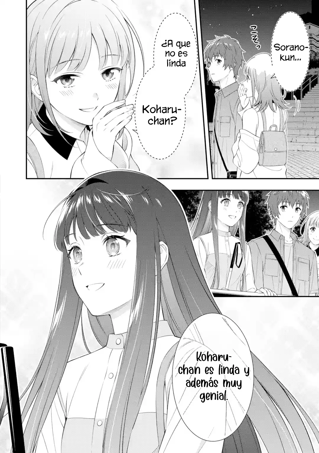 Read Toumei na Yoru ni Kakeru-kun to, Me ni Mienai Koi wo Shita ES Manga Online
