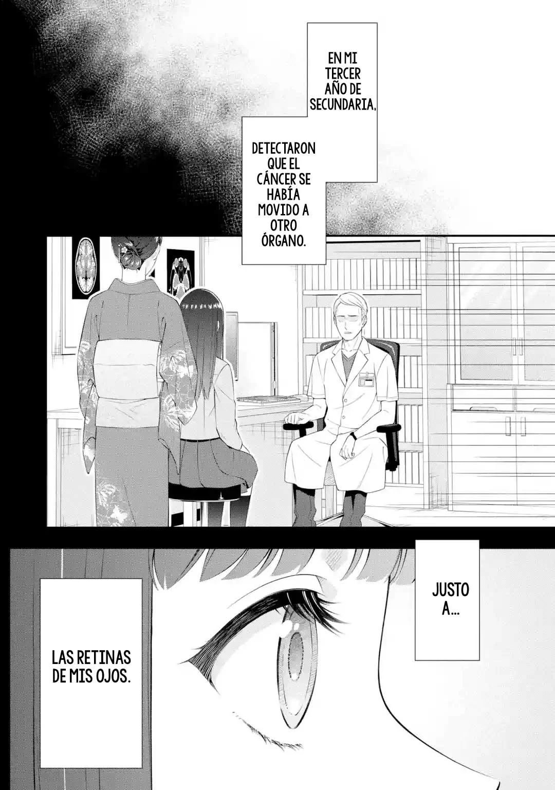 Read Toumei na Yoru ni Kakeru-kun to, Me ni Mienai Koi wo Shita ES Manga Online