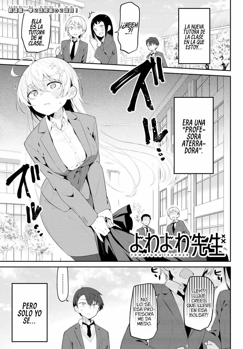 Read Yowayowa-sensei ES Manga Online