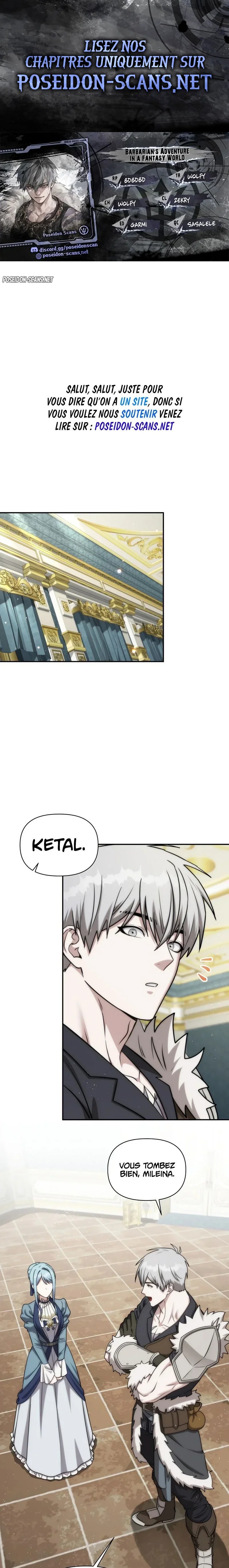 Read A Barbarian's Adventure in a Fantasy World FR Manga Online