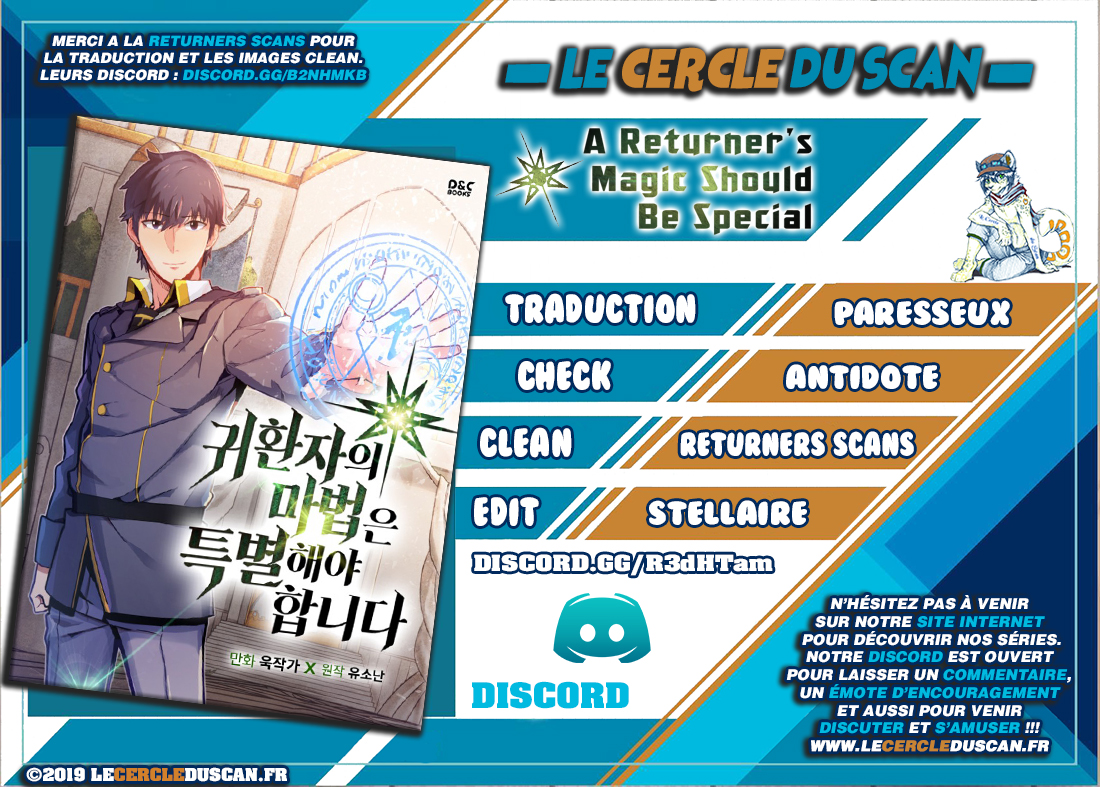 Read A Returner's Magic Should be Special FR Manga Online