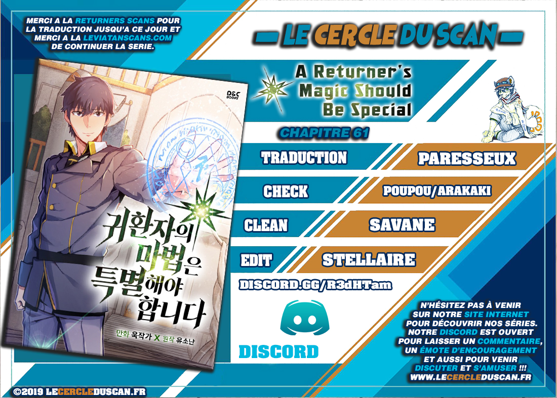 Read A Returner's Magic Should be Special FR Manga Online