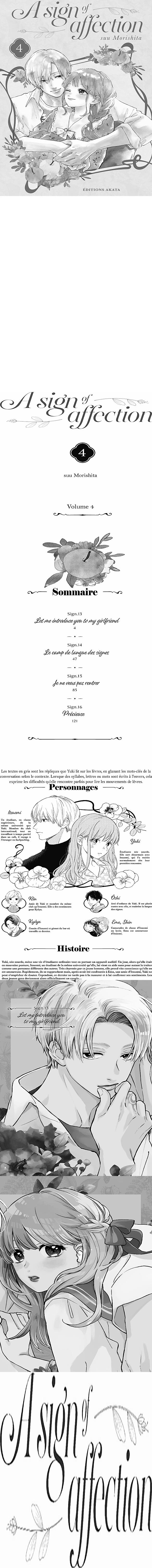 Read A Sign of Affection FR Manga Online