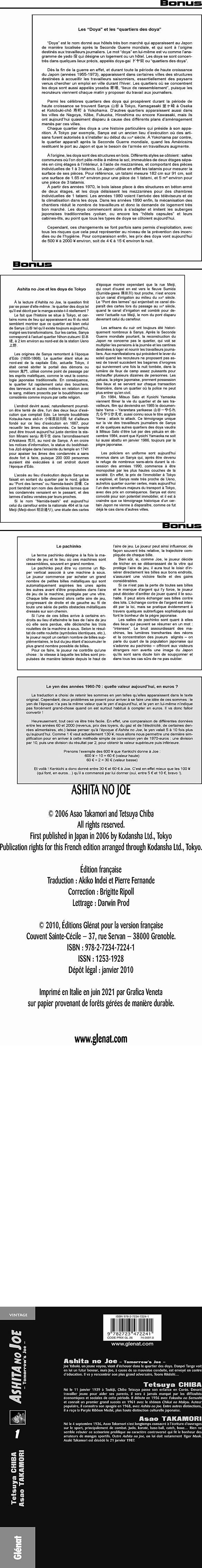 Read Ashita no Joe FR Manga Online
