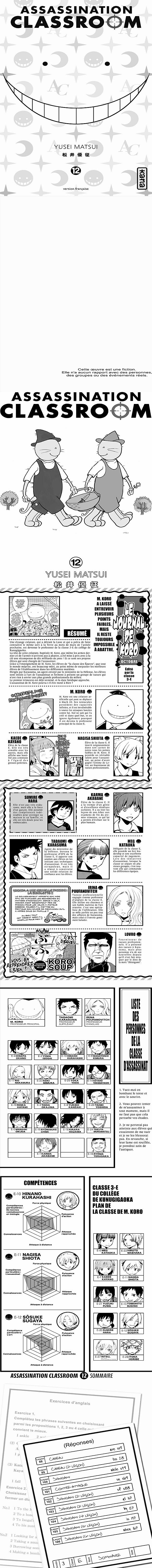 Read Assassination Classroom FR Manga Online