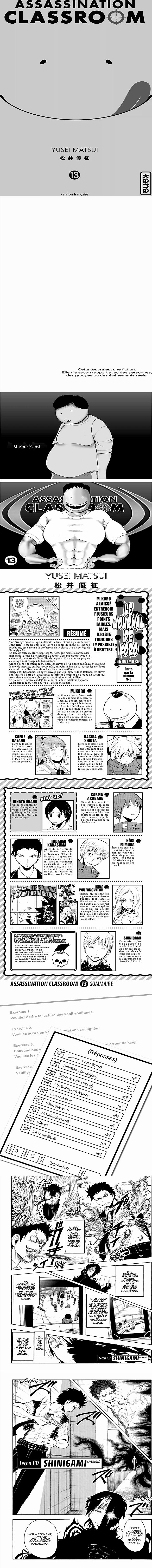 Read Assassination Classroom FR Manga Online
