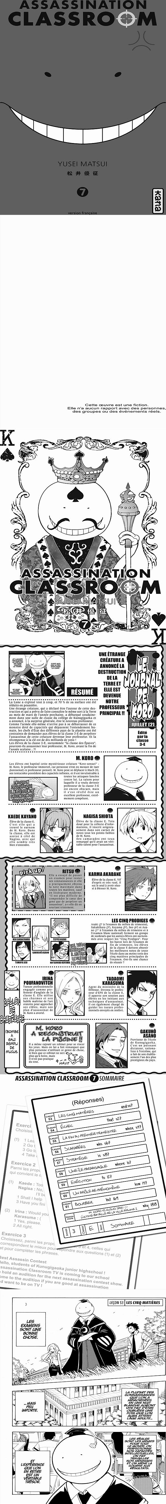 Read Assassination Classroom FR Manga Online
