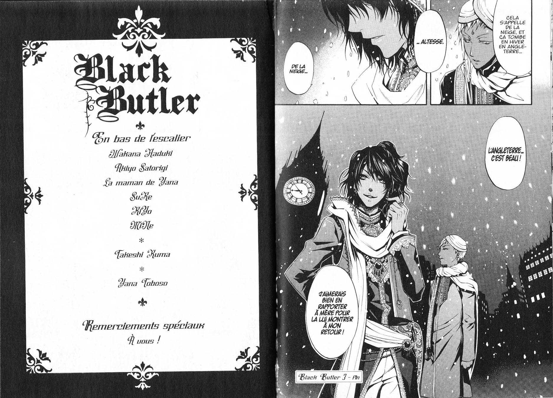 Read Black Butler FR Manga Online