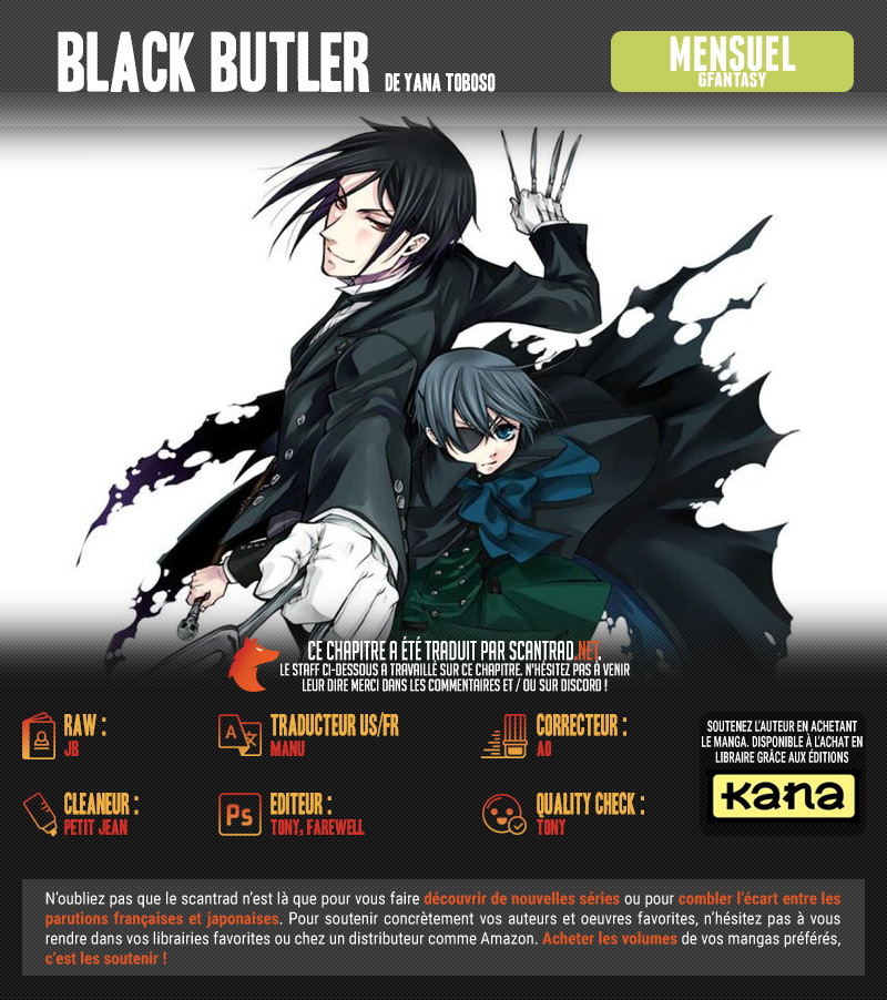 Read Black Butler FR Manga Online