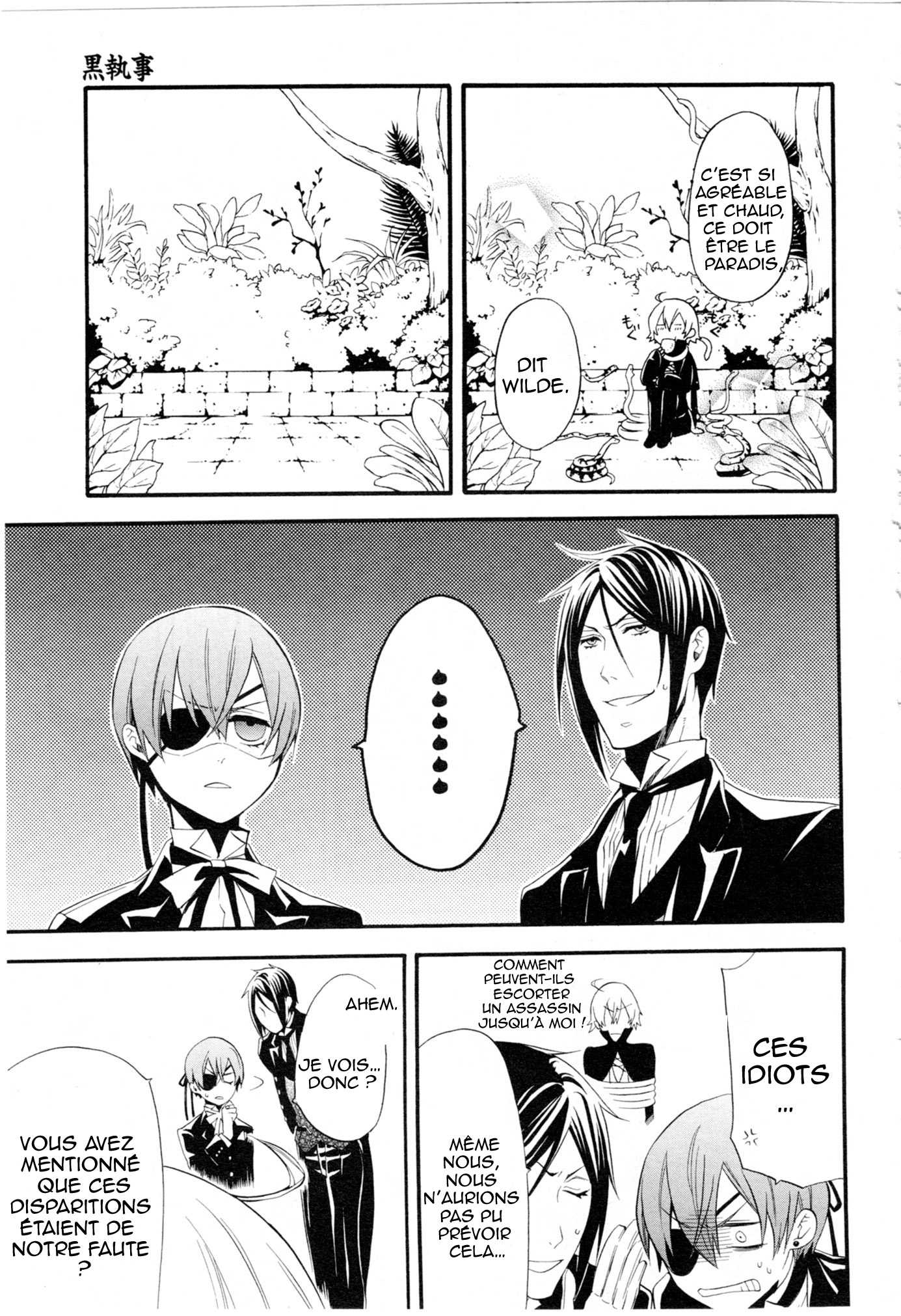 Read Black Butler FR Manga Online