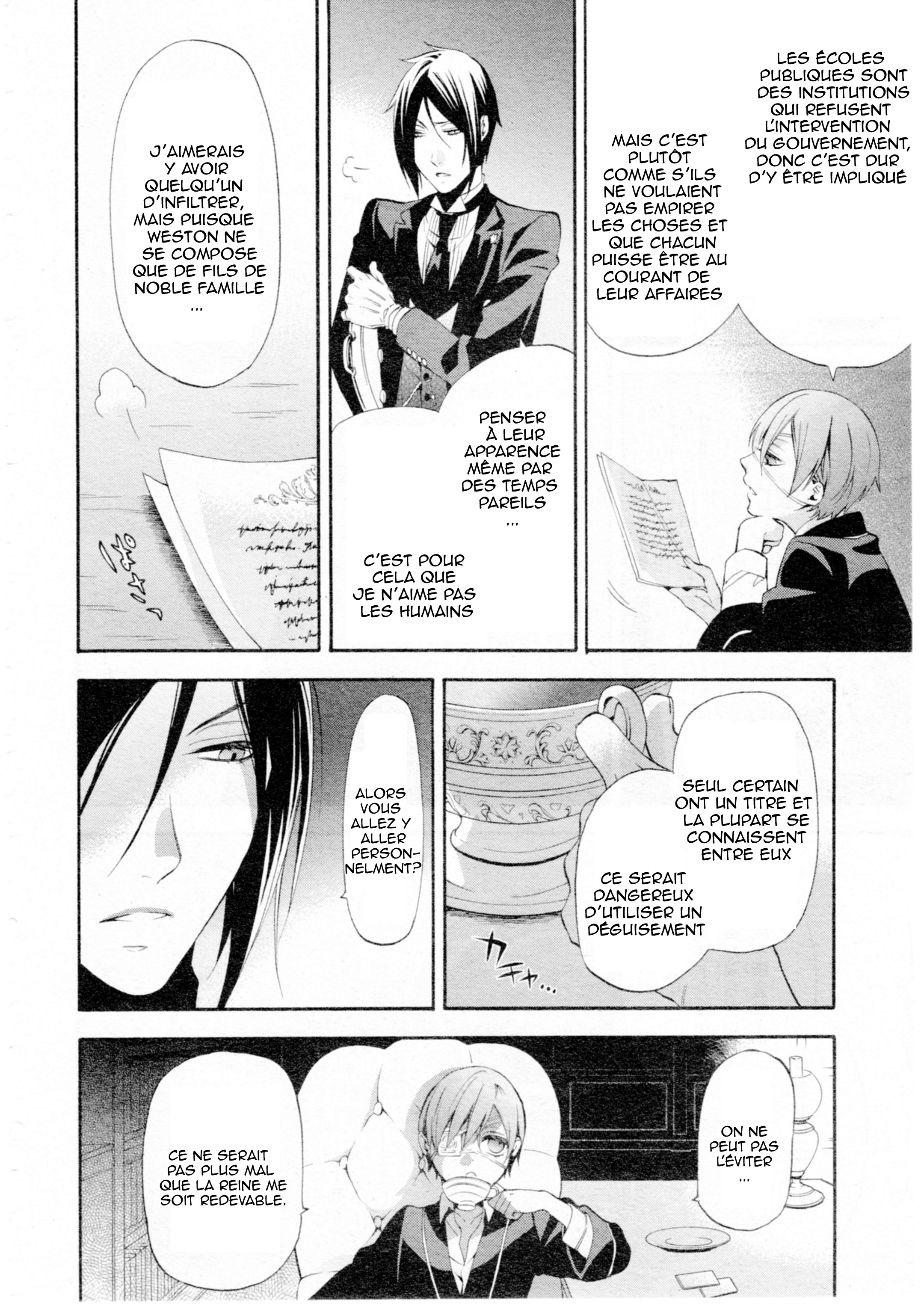 Read Black Butler FR Manga Online