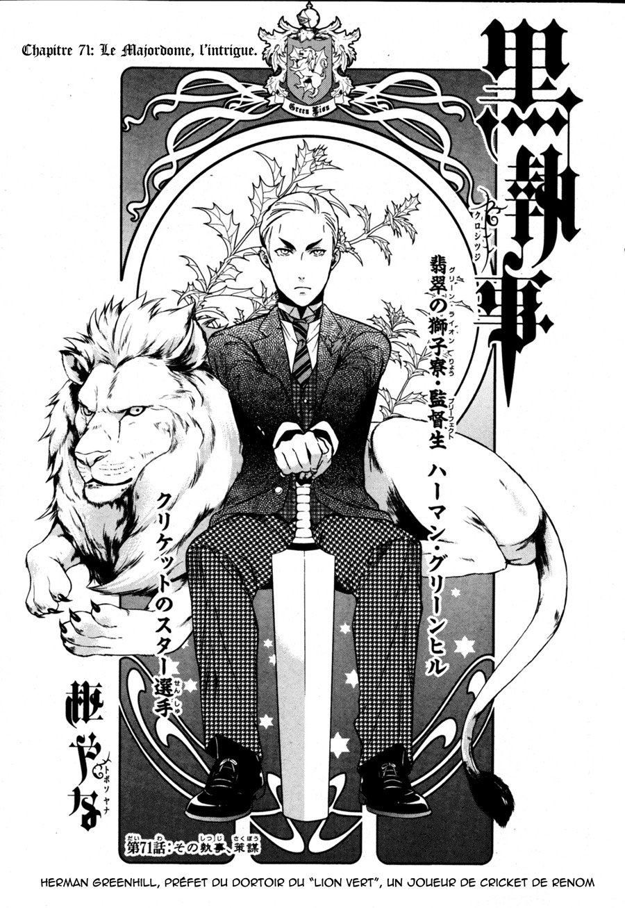 Read Black Butler FR Manga Online
