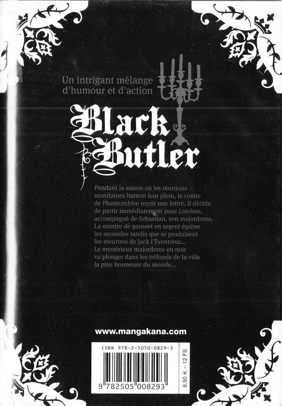 Read Black Butler FR Manga Online