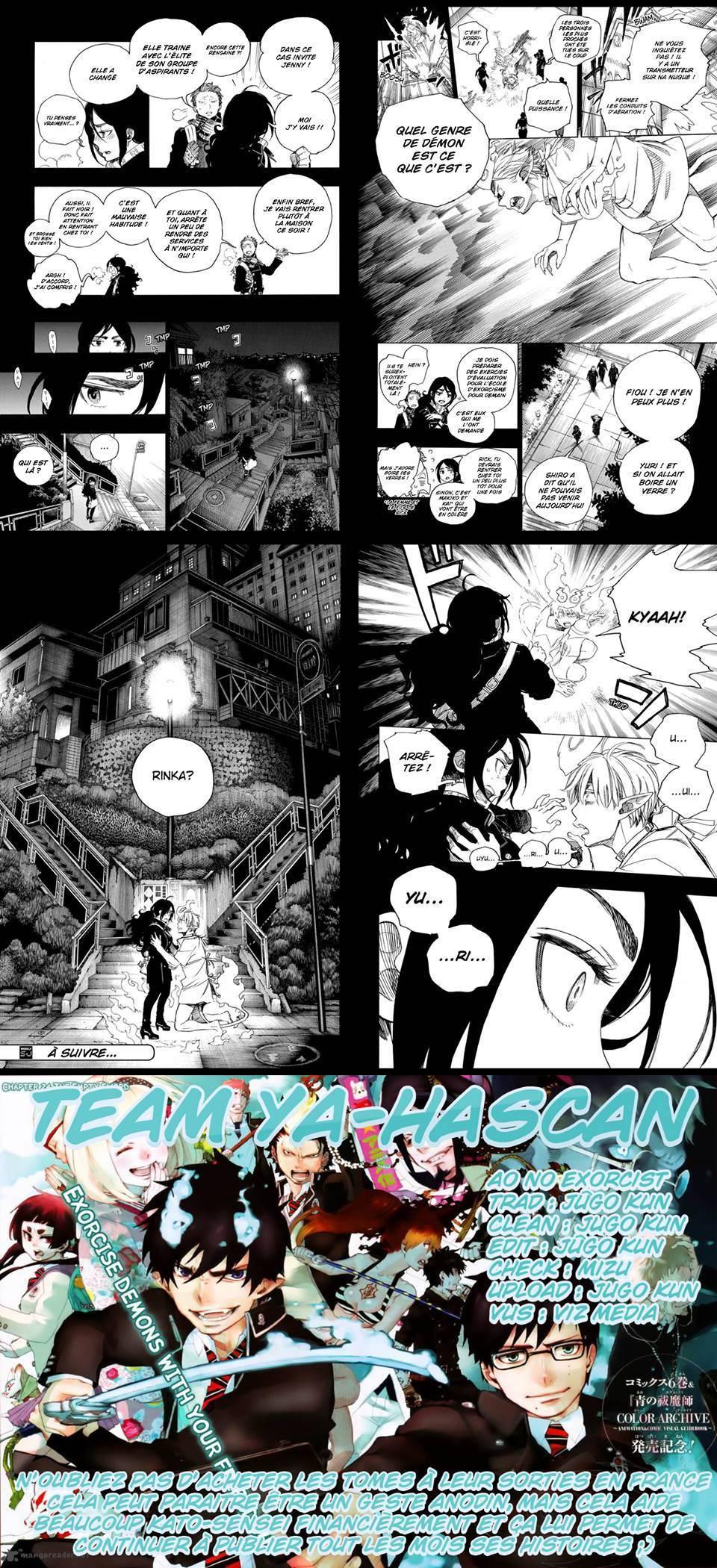 Read Blue Exorcist FR Manga Online