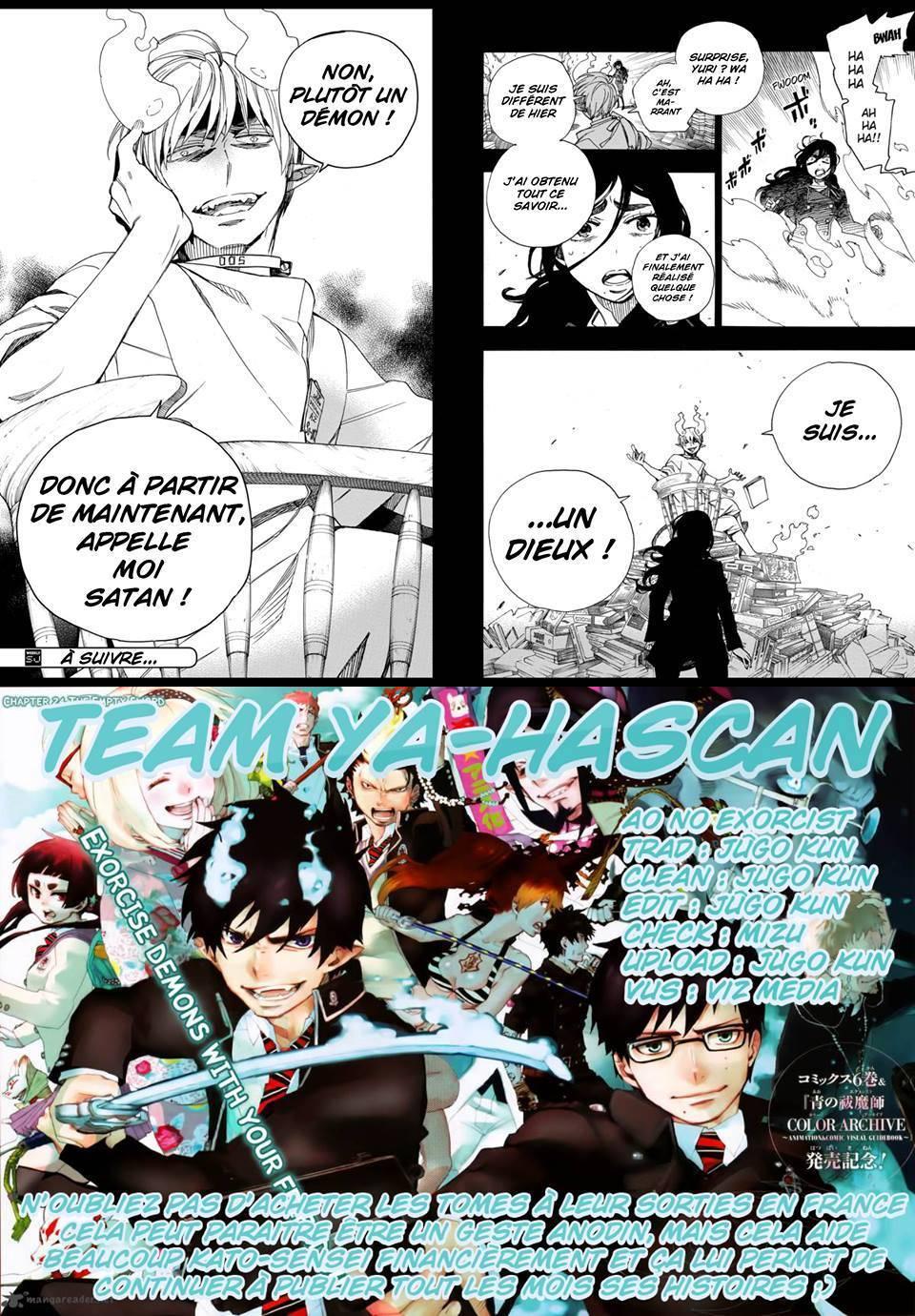 Read Blue Exorcist FR Manga Online