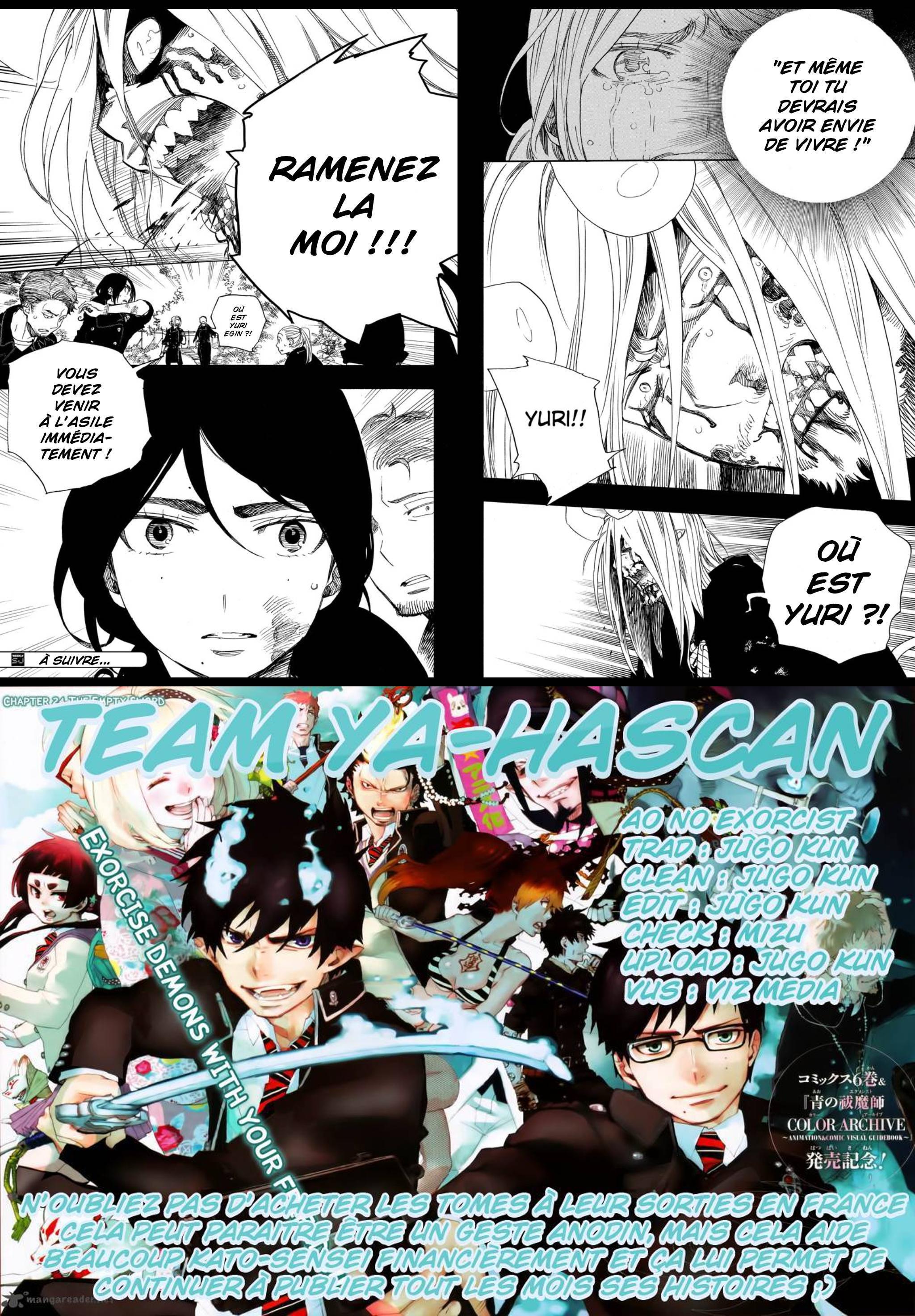 Read Blue Exorcist FR Manga Online