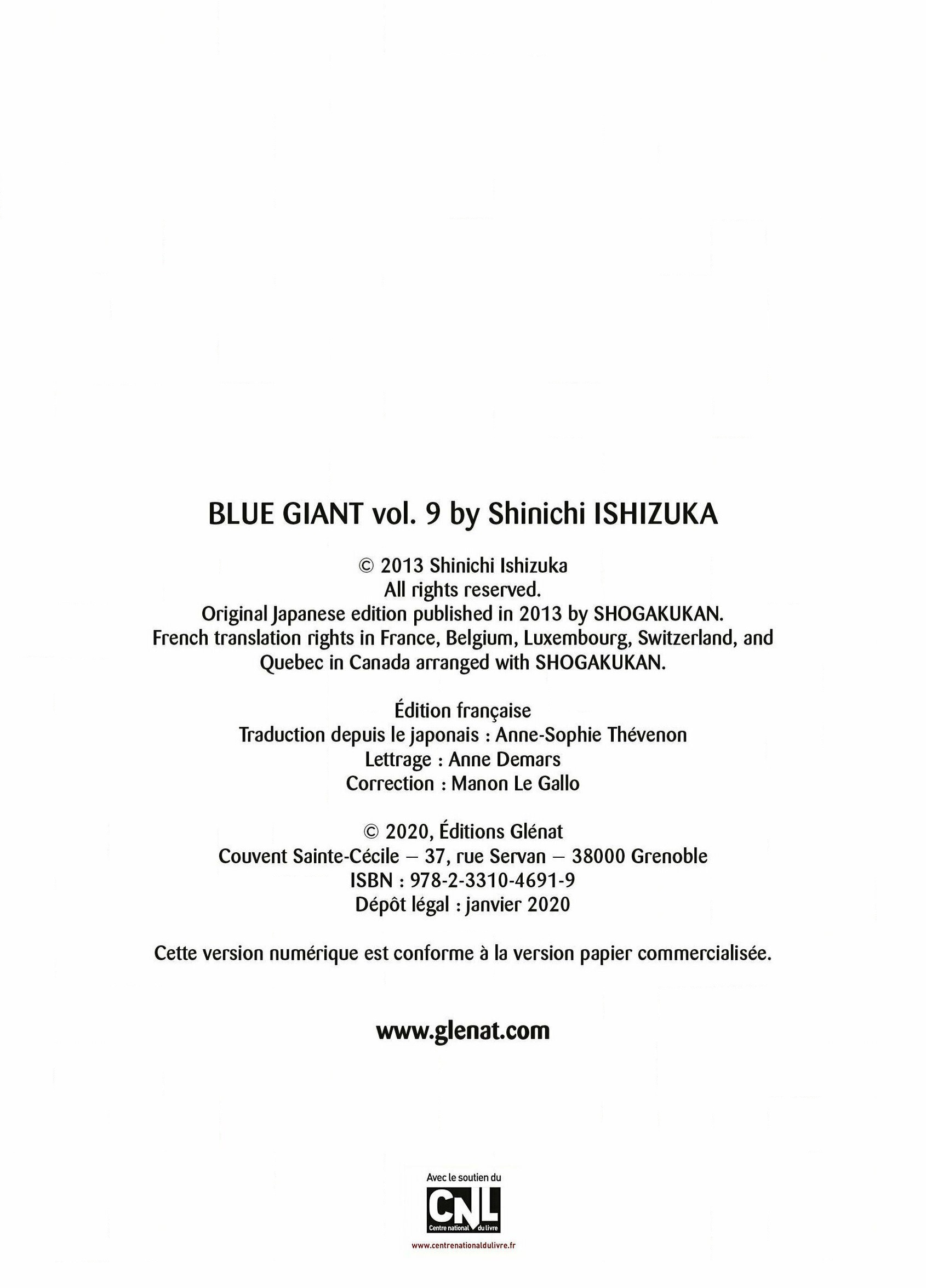 Read Blue Giant FR Manga Online