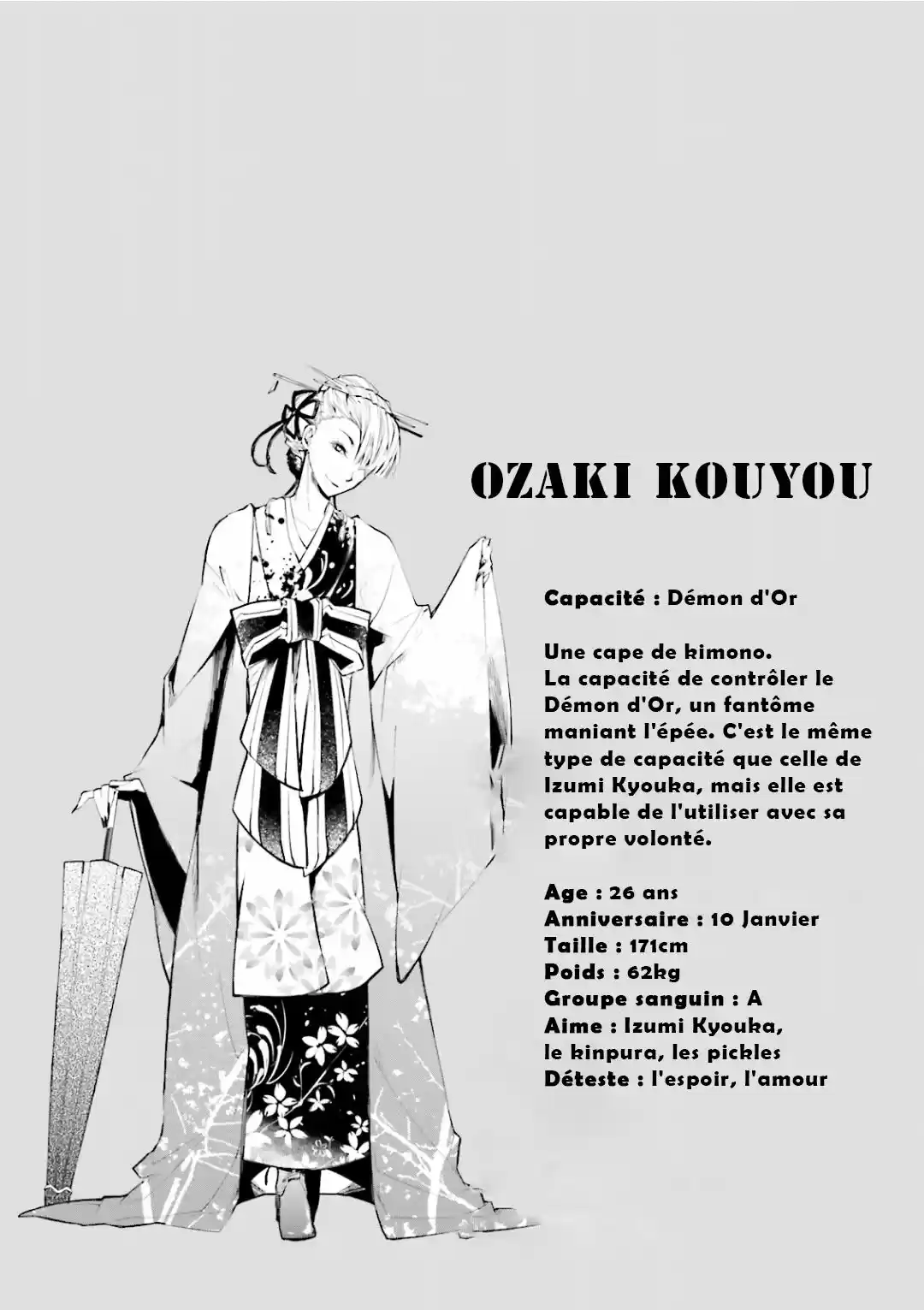 Read Bungou Stray Dogs FR Manga Online
