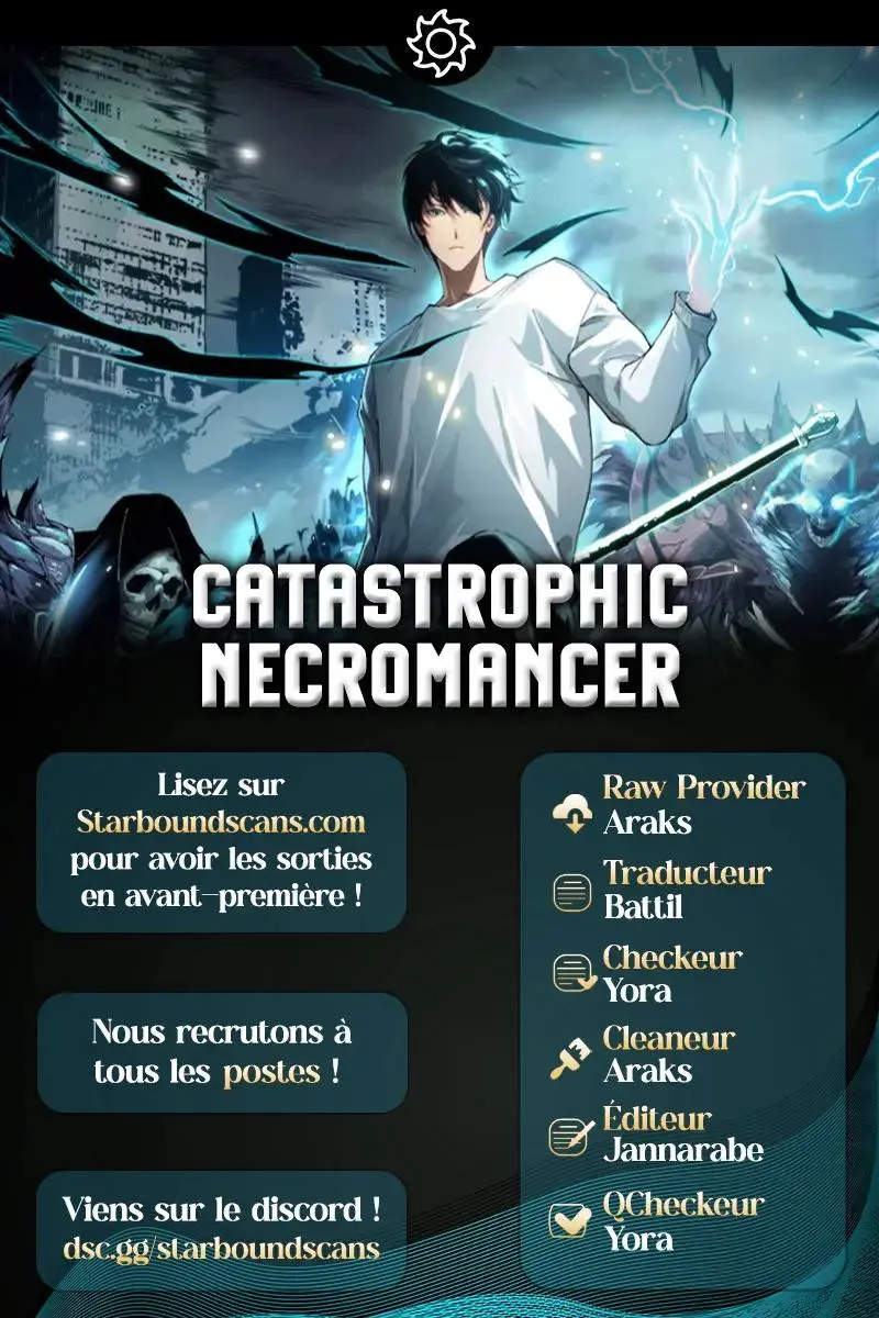 Read Catastrophic Necromancer FR Manga Online