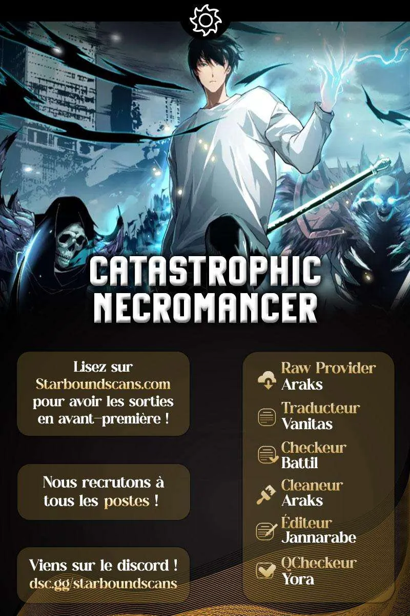 Read Catastrophic Necromancer FR Manga Online