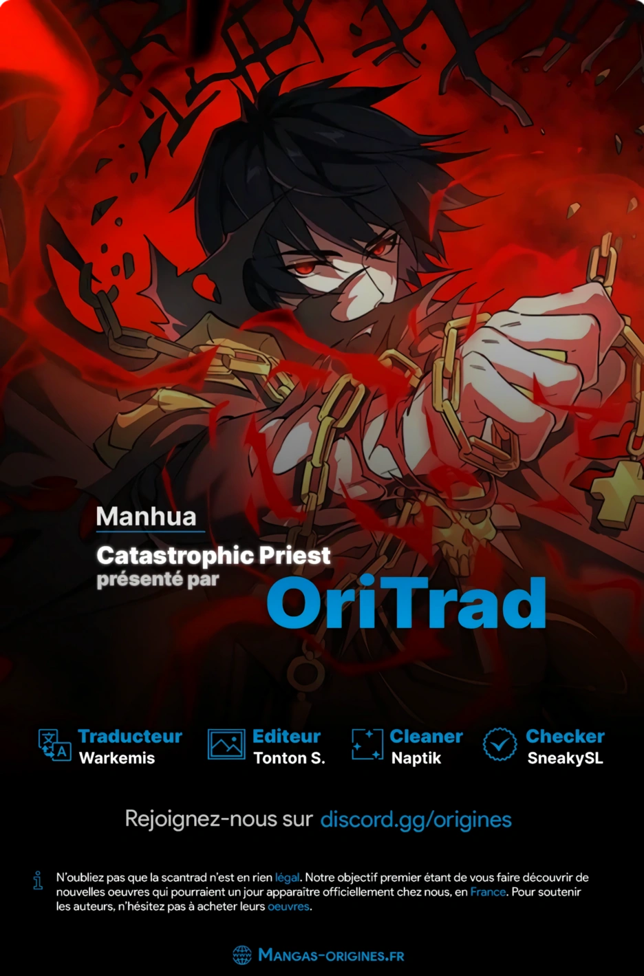 Read Catastrophic Priest FR Manga Online