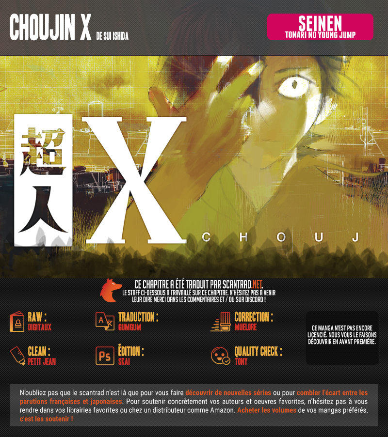 Read Choujin X FR Manga Online
