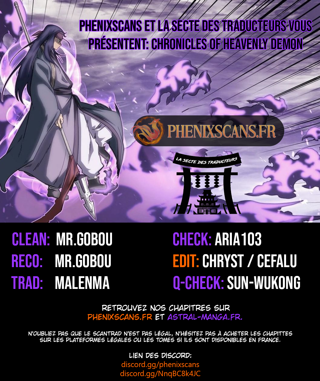 Read Chronicles of Heavenly Demon FR Manga Online