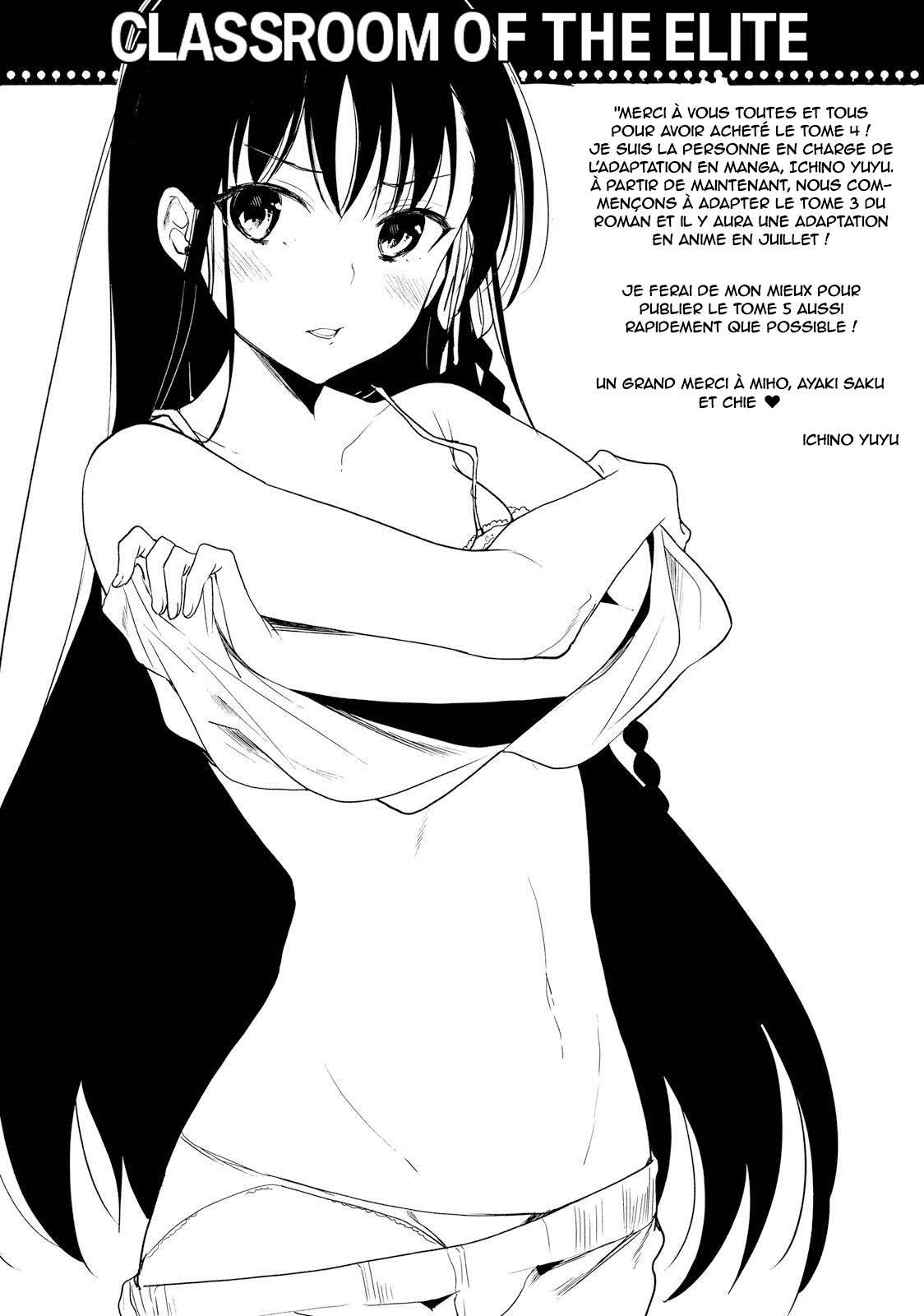 Read Classroom of the Elite FR Manga Online