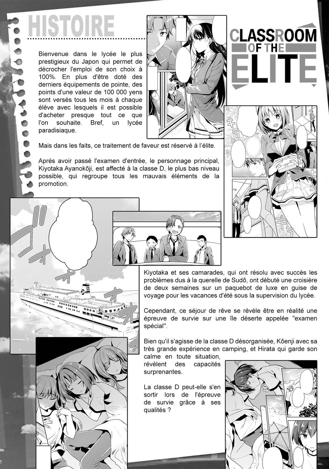 Read Classroom of the Elite FR Manga Online