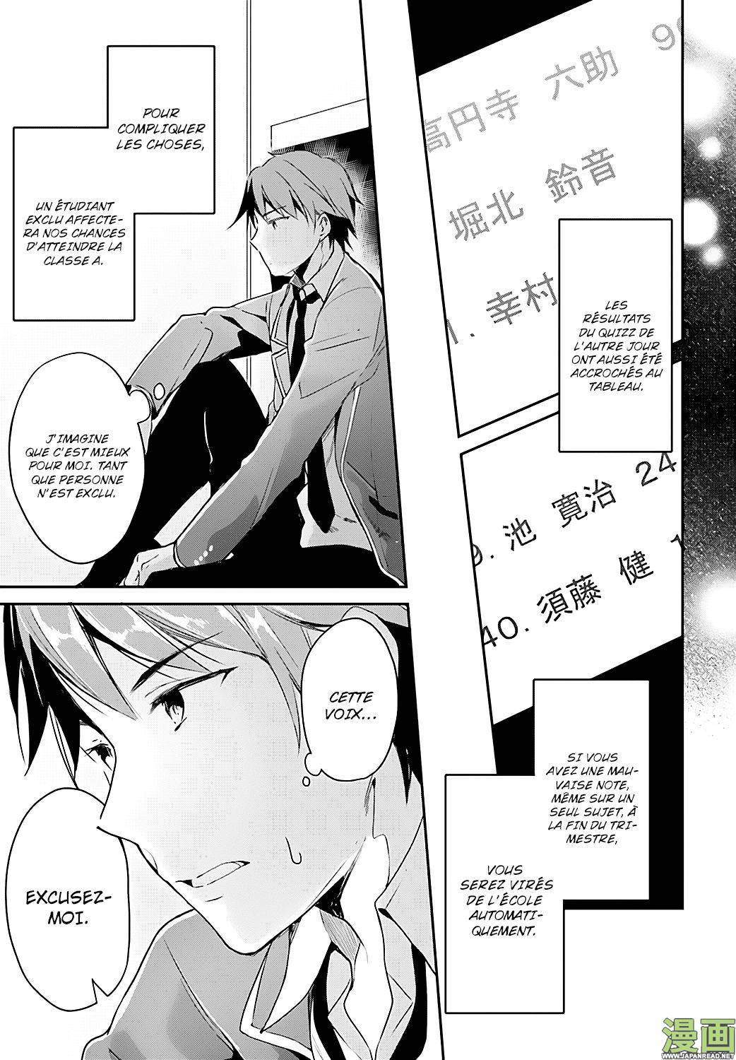 Read Classroom of the Elite FR Manga Online