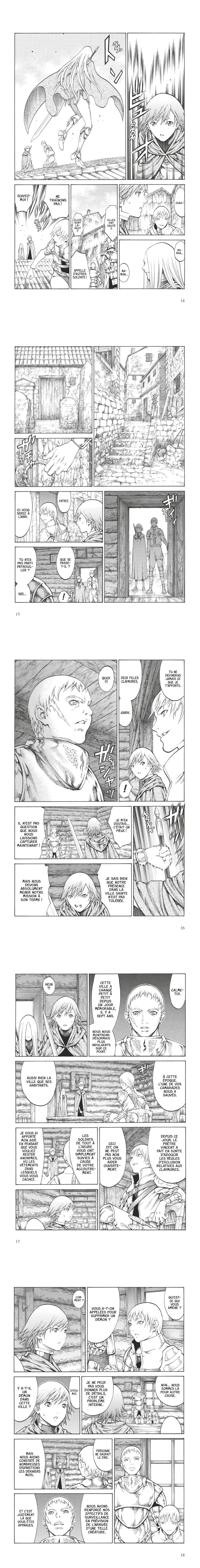 Read Claymore FR Manga Online