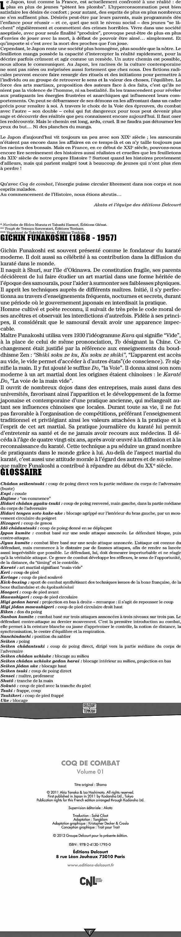 Read Coq de Combat FR Manga Online