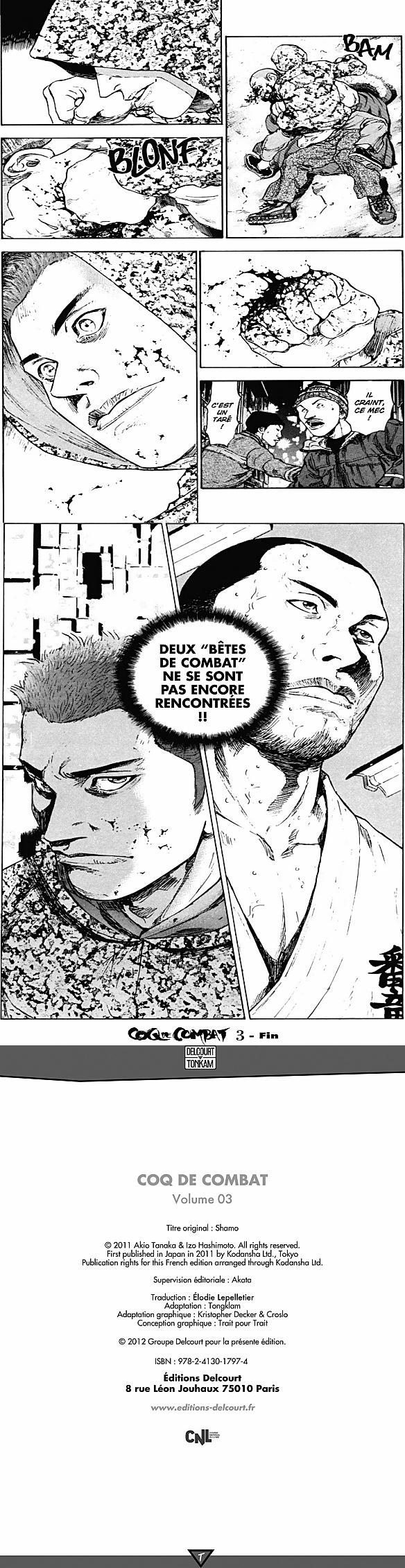 Read Coq de Combat FR Manga Online