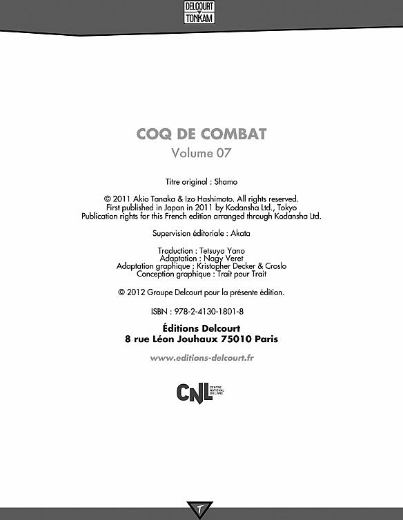 Read Coq de Combat FR Manga Online
