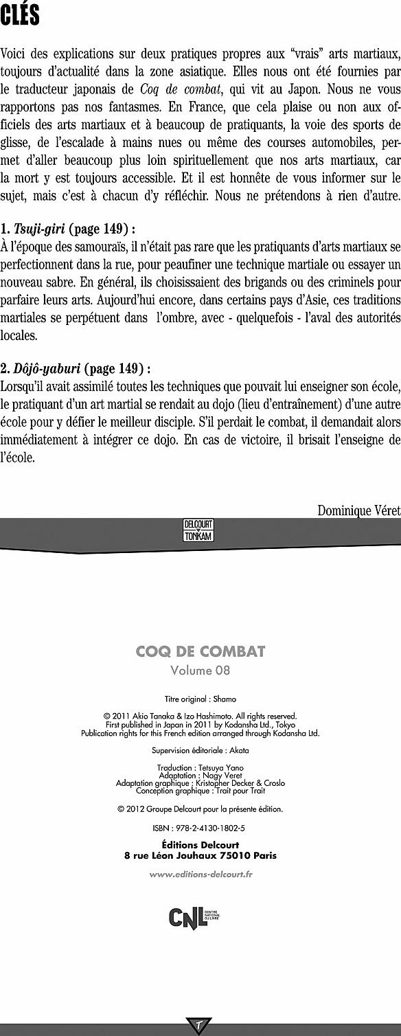 Read Coq de Combat FR Manga Online