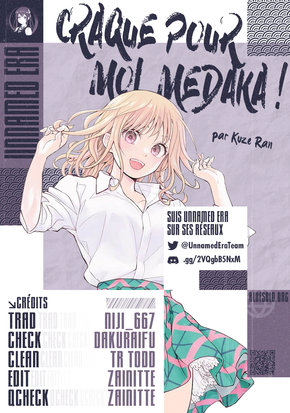 Read Craque pour moi, Medaka ! FR Manga Online
