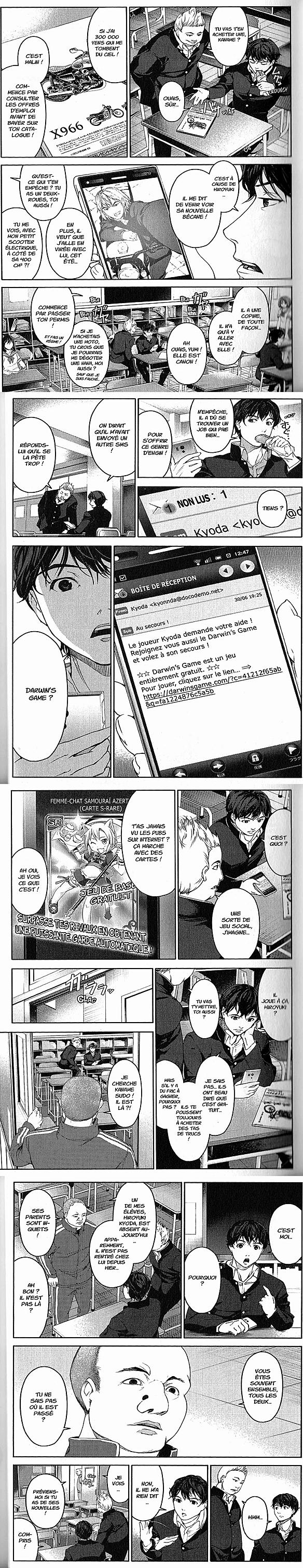 Read Darwin s Game FR Manga Online