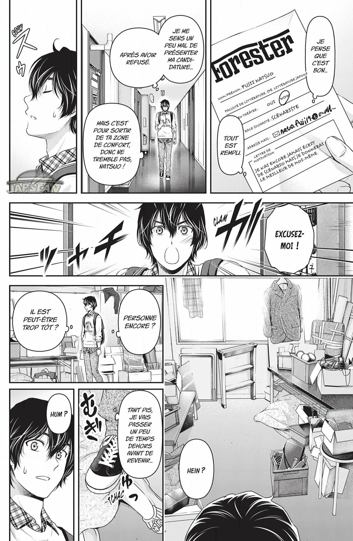 Read Domestic Girlfriend FR Manga Online