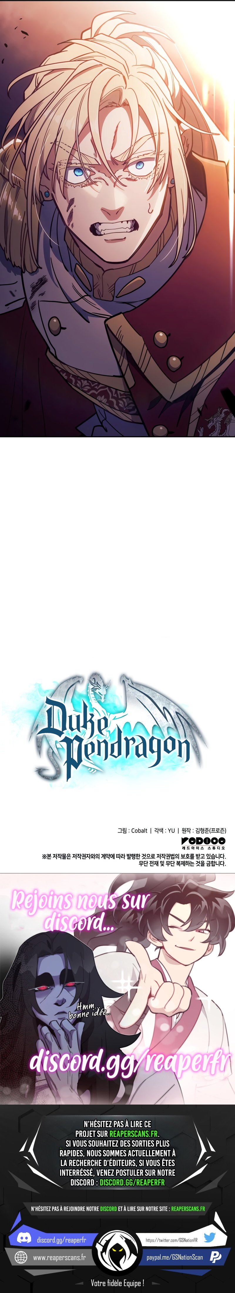 Read Duke Pendragon FR Manga Online