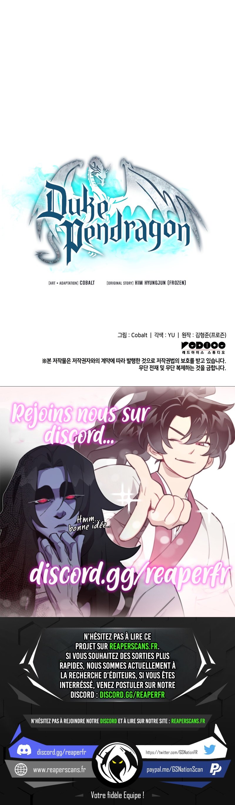 Read Duke Pendragon FR Manga Online