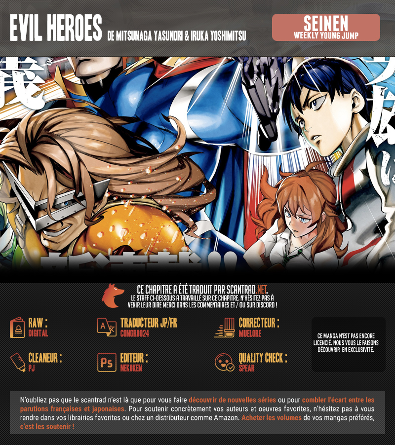 Read Evil Heroes FR Manga Online